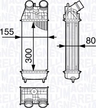 Magneti Marelli 351319202860 - Интеркулер autozip.com.ua