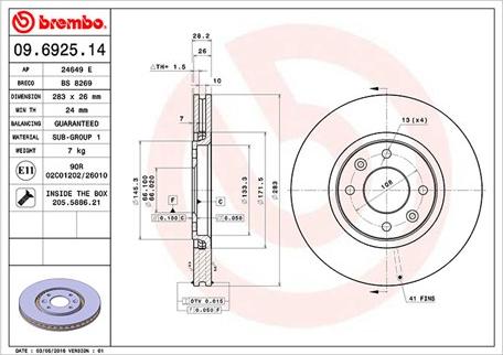 Magneti Marelli 360406040700 - Гальмівний диск autozip.com.ua