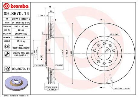 Magneti Marelli 360406041600 - Гальмівний диск autozip.com.ua