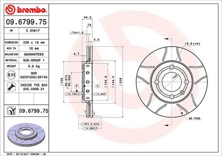 Magneti Marelli 360406048905 - Гальмівний диск autozip.com.ua