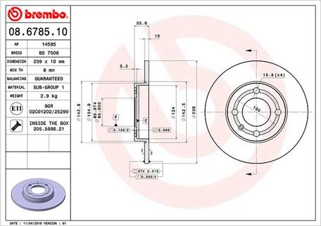 Magneti Marelli 360406048800 - Гальмівний диск autozip.com.ua