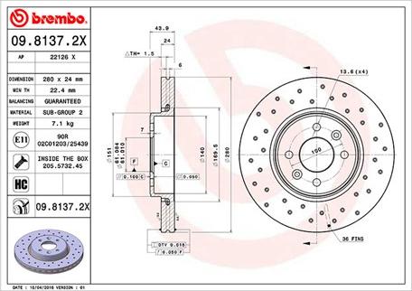 Magneti Marelli 360406043902 - Гальмівний диск autozip.com.ua