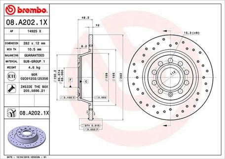 Magneti Marelli 360406060802 - Гальмівний диск autozip.com.ua