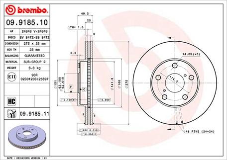 Magneti Marelli 360406009100 - Гальмівний диск autozip.com.ua