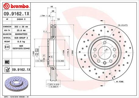 Magneti Marelli 360406008202 - Гальмівний диск autozip.com.ua