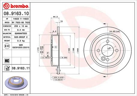 Magneti Marelli 360406002800 - Гальмівний диск autozip.com.ua