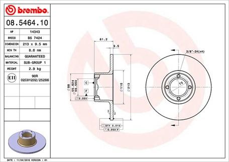 Magneti Marelli 360406014000 - Гальмівний диск autozip.com.ua