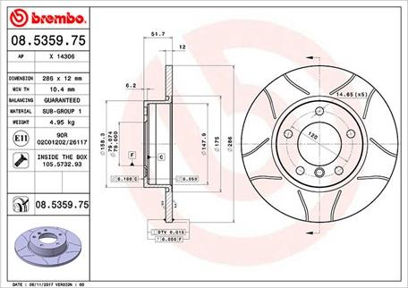 Magneti Marelli 360406015905 - Гальмівний диск autozip.com.ua