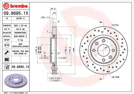 Magneti Marelli 360406018702 - Гальмівний диск autozip.com.ua