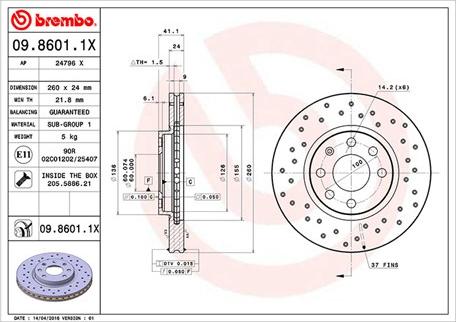 Magneti Marelli 360406039502 - Гальмівний диск autozip.com.ua