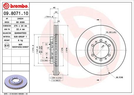 Magneti Marelli 360406034400 - Гальмівний диск autozip.com.ua