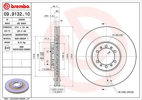 Magneti Marelli 360406034500 - Гальмівний диск autozip.com.ua