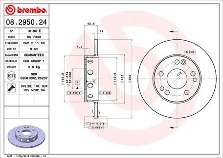 Magneti Marelli 360406030800 - Гальмівний диск autozip.com.ua