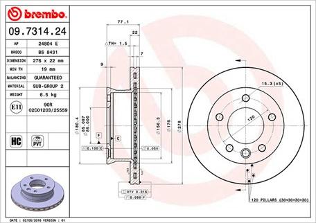 Magneti Marelli 360406032500 - Гальмівний диск autozip.com.ua