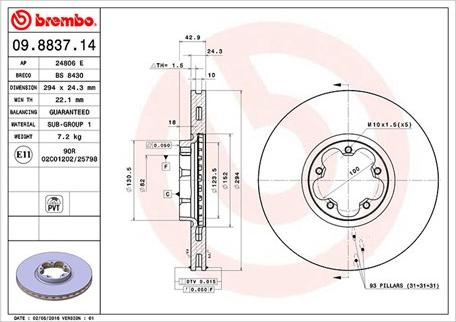 Magneti Marelli 360406026300 - Гальмівний диск autozip.com.ua