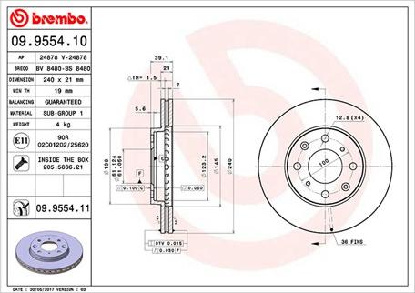 Magneti Marelli 360406028200 - Гальмівний диск autozip.com.ua