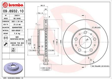 Magneti Marelli 360406023900 - Гальмівний диск autozip.com.ua