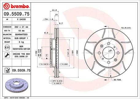 Magneti Marelli 360406027705 - Гальмівний диск autozip.com.ua