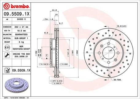 Magneti Marelli 360406027702 - Гальмівний диск autozip.com.ua