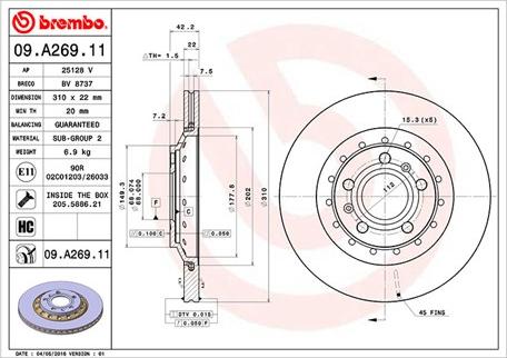 Magneti Marelli 360406070401 - Гальмівний диск autozip.com.ua