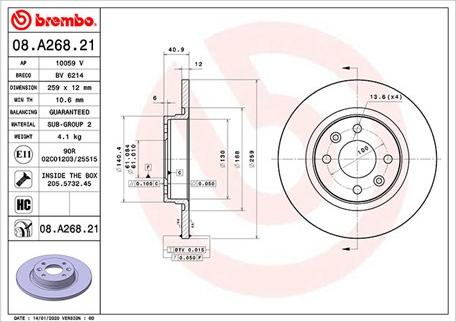 Magneti Marelli 360406164101 - Гальмівний диск autozip.com.ua