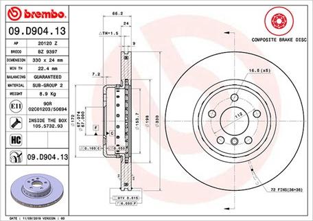 Magneti Marelli 360406168501 - Гальмівний диск autozip.com.ua