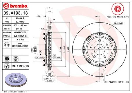 Magneti Marelli 360406129403 - Гальмівний диск autozip.com.ua