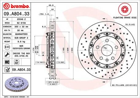 Magneti Marelli 360406129503 - Гальмівний диск autozip.com.ua