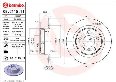 Magneti Marelli 360406126901 - Гальмівний диск autozip.com.ua