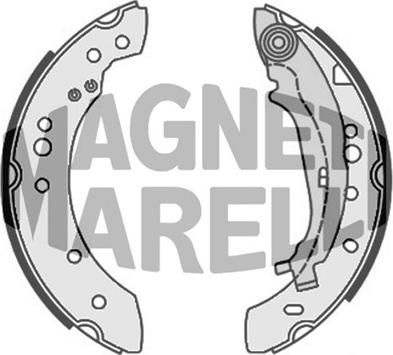 Magneti Marelli 360219198355 - Гальмівні колодки autozip.com.ua