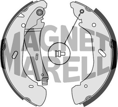 Magneti Marelli 360219198300 - Гальмівні колодки autozip.com.ua