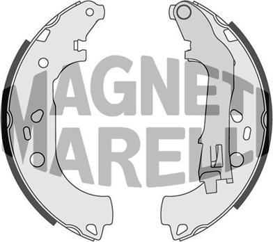 Magneti Marelli 360219198301 - Гальмівні колодки autozip.com.ua