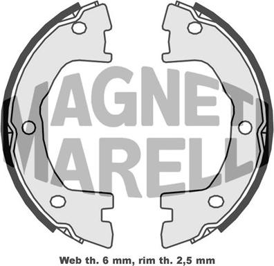 Magneti Marelli 360219198302 - Гальмівні колодки autozip.com.ua