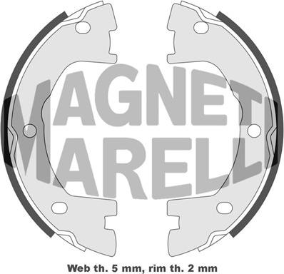 Magneti Marelli 360219198295 - Гальмівні колодки autozip.com.ua