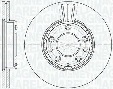 Magneti Marelli 361302040440 - Гальмівний диск autozip.com.ua