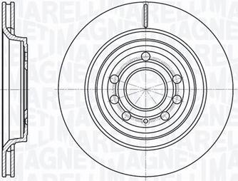 Magneti Marelli 361302040456 - Гальмівний диск autozip.com.ua