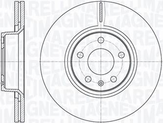 Magneti Marelli 361302040460 - Гальмівний диск autozip.com.ua