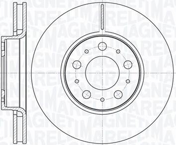 Magneti Marelli 361302040410 - Гальмівний диск autozip.com.ua