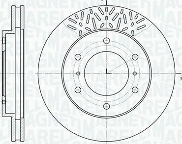 Magneti Marelli 361302040506 - Гальмівний диск autozip.com.ua