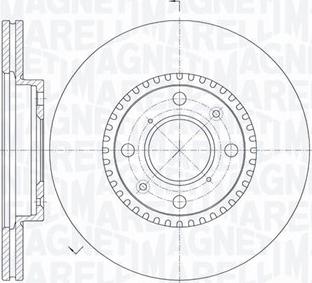 Magneti Marelli 361302040516 - Гальмівний диск autozip.com.ua