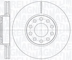 Magneti Marelli 361302040530 - Гальмівний диск autozip.com.ua