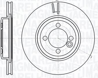 Magneti Marelli 361302040578 - Гальмівний диск autozip.com.ua