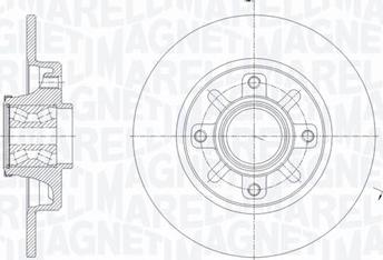 Magneti Marelli 361302040649 - Гальмівний диск autozip.com.ua