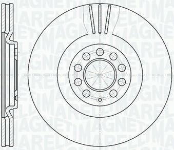 Magneti Marelli 361302040660 - Гальмівний диск autozip.com.ua