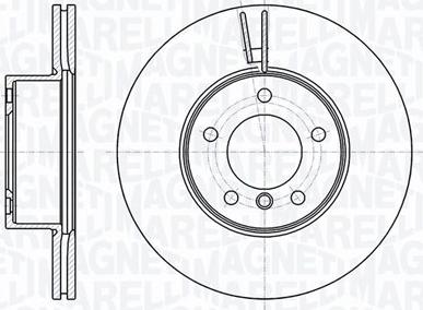 Magneti Marelli 361302040600 - Гальмівний диск autozip.com.ua