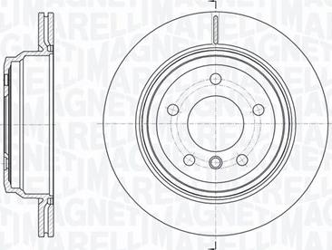 Magneti Marelli 361302040686 - Гальмівний диск autozip.com.ua