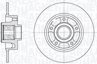 Magneti Marelli 361302040683 - Гальмівний диск autozip.com.ua