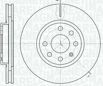 Magneti Marelli 361302040190 - Гальмівний диск autozip.com.ua