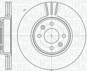 Magneti Marelli 361302040198 - Гальмівний диск autozip.com.ua