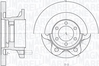 Magneti Marelli 361302040157 - Гальмівний диск autozip.com.ua